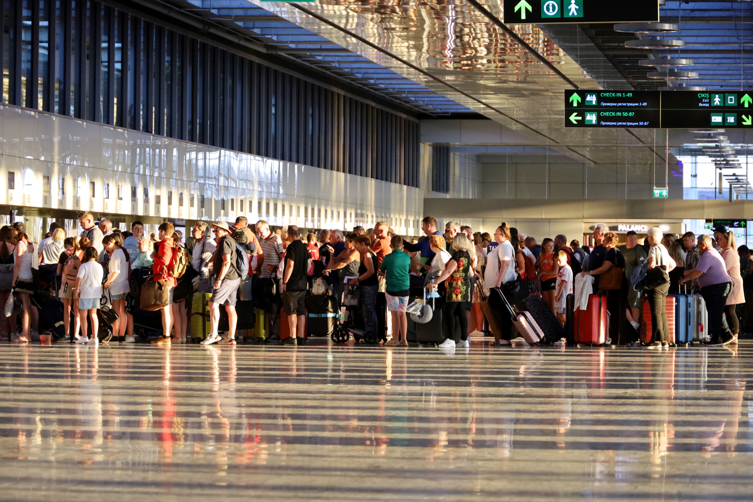 Crowded Airport